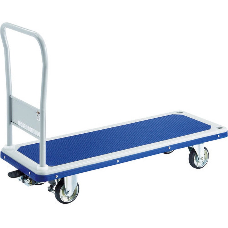 402NS プレス製運搬車(ドンキーカート)(固定ハンドルタイプ) TRUSCO 荷重300kg 荷台寸法1190×440mm  402NS