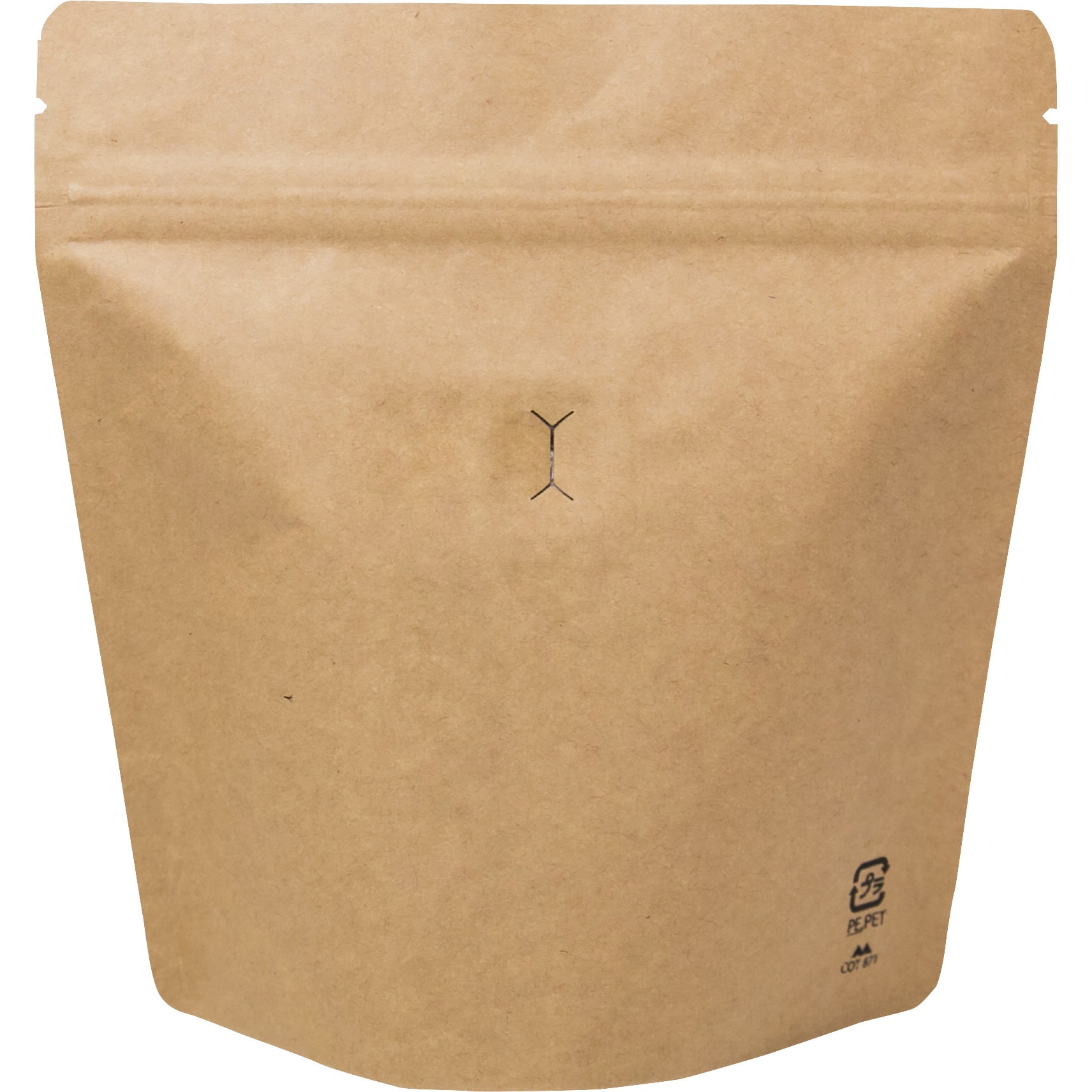 COT-871 インナーバルブ付 スタンドチャック袋 ヤマニパッケージ