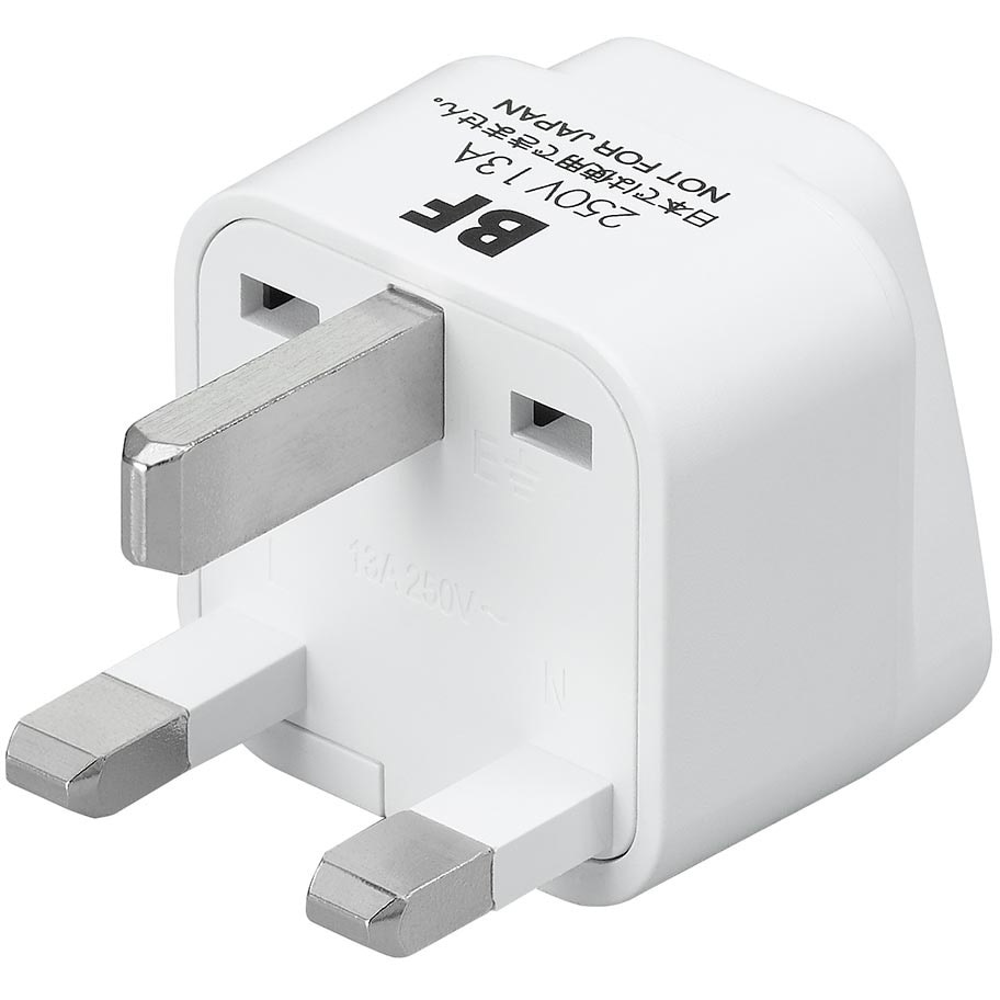 YAZAWA HP5S 変換プラグ A/B/C O/BF TYPE。 KP5 海外用電源プラグBFタイプ 1個 YAZAWA(ヤザワコーポレーション