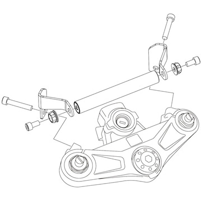 専用です！ デイトナ Daytona バイク用 クランプバー GS 専用 マルチバー