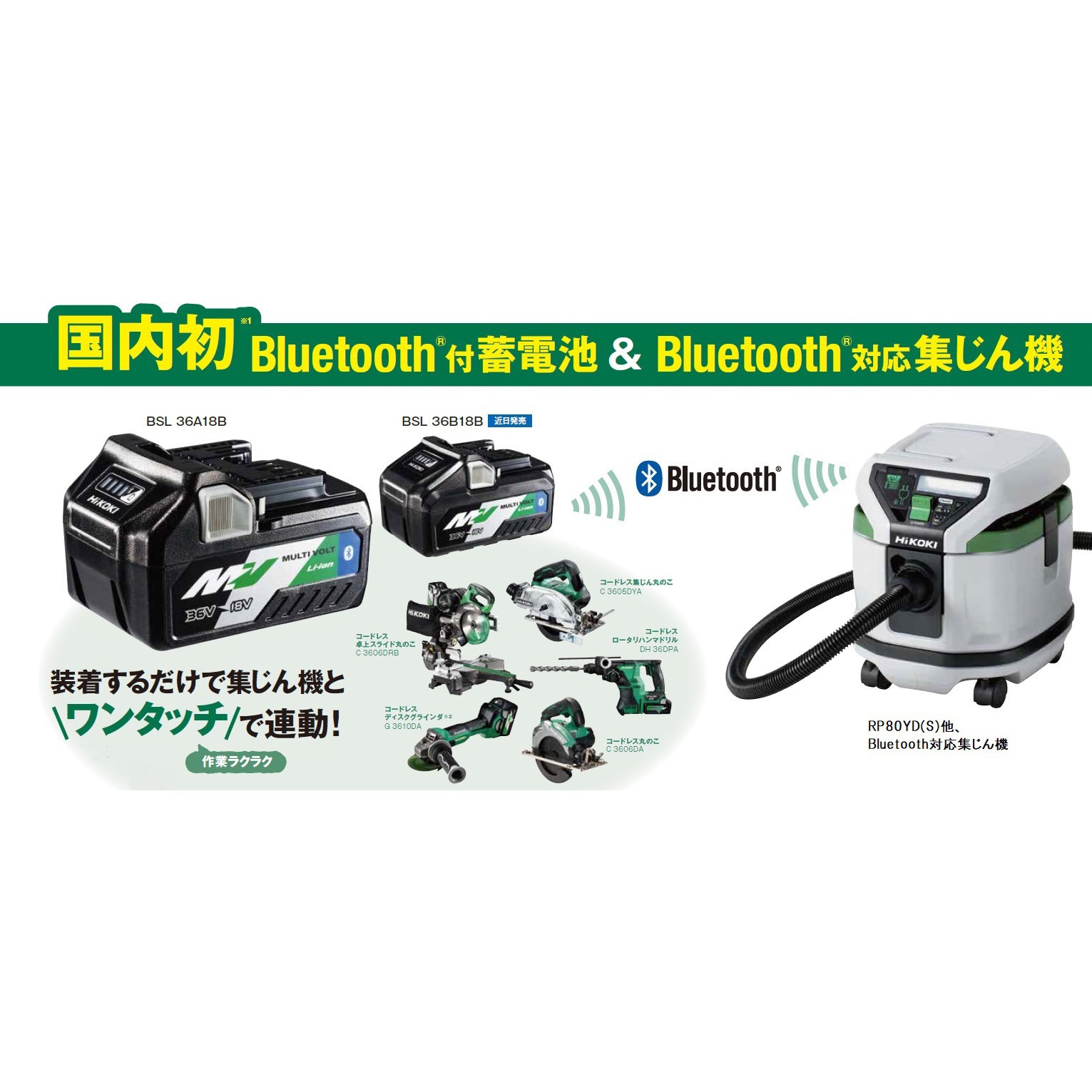 マルチボルト HiKOKI BSL36A18B 36V-2.5Ah マルチボルト