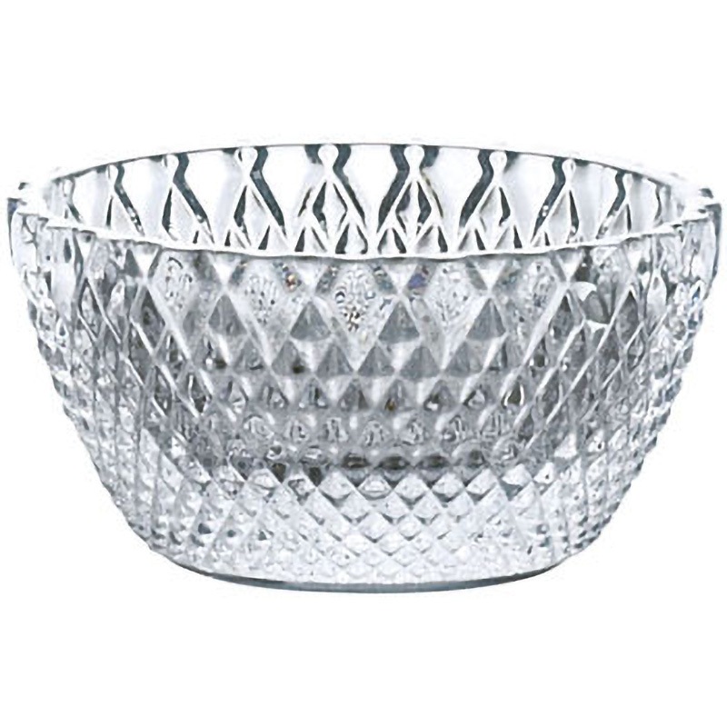 F-77692 珍味入れ 珍味丸 アデリア(石塚硝子) クリア色 本体(身)タイプ 高さ35mm口径70mm 1セット(6個) F-77692