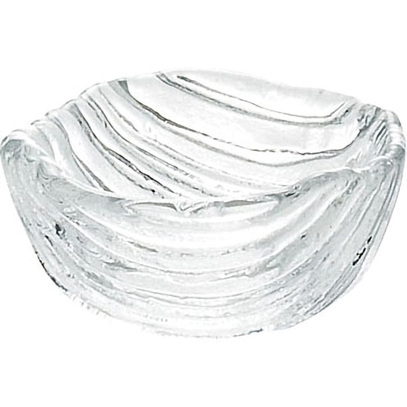 F-70348 流麗 豆鉢 アデリア(石塚硝子) クリア色 和食器 直径100mm高さ50mm 1セット(6個) F-70348