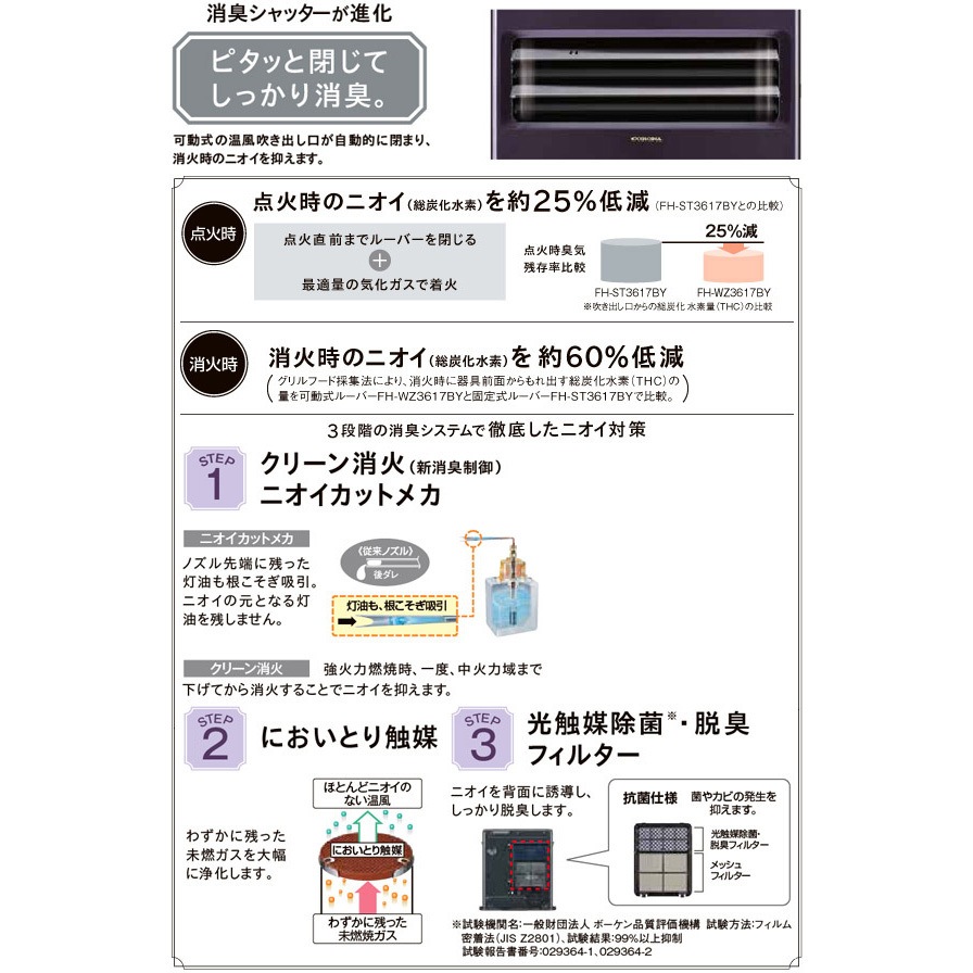 FH-WZ5720BY(W) 石油ファンヒーター WZシリーズ 1台 コロナ 【通販