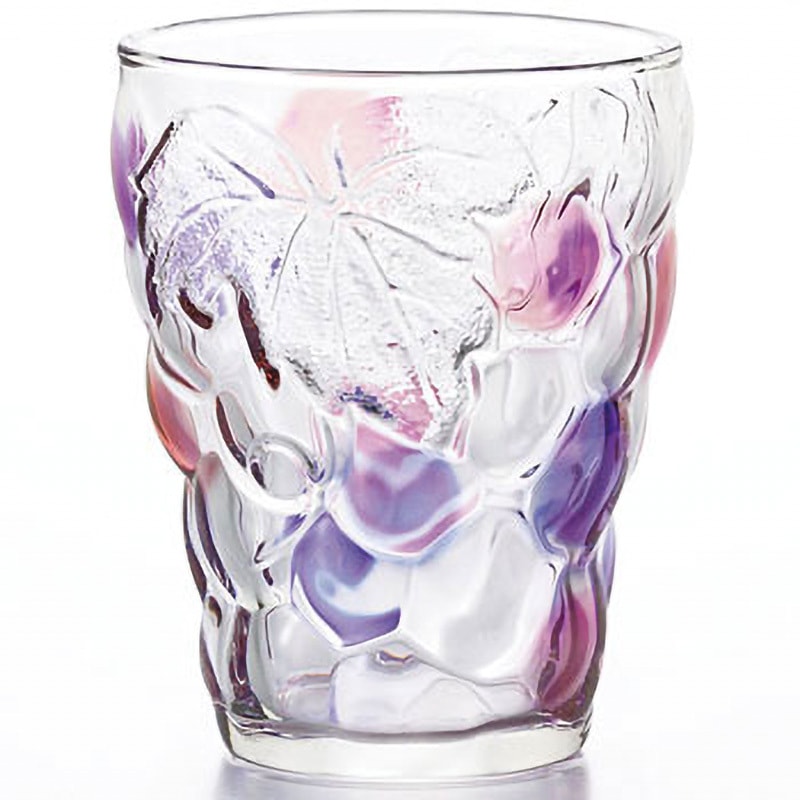 7694 ぶどうのグラス アデリア(石塚硝子) 容量260mL 色Violet Pink 1個