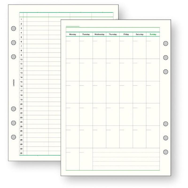 DAR4294 ダヴィンチ リフィル A5 フリーマンスリー+4プラン レイメイ