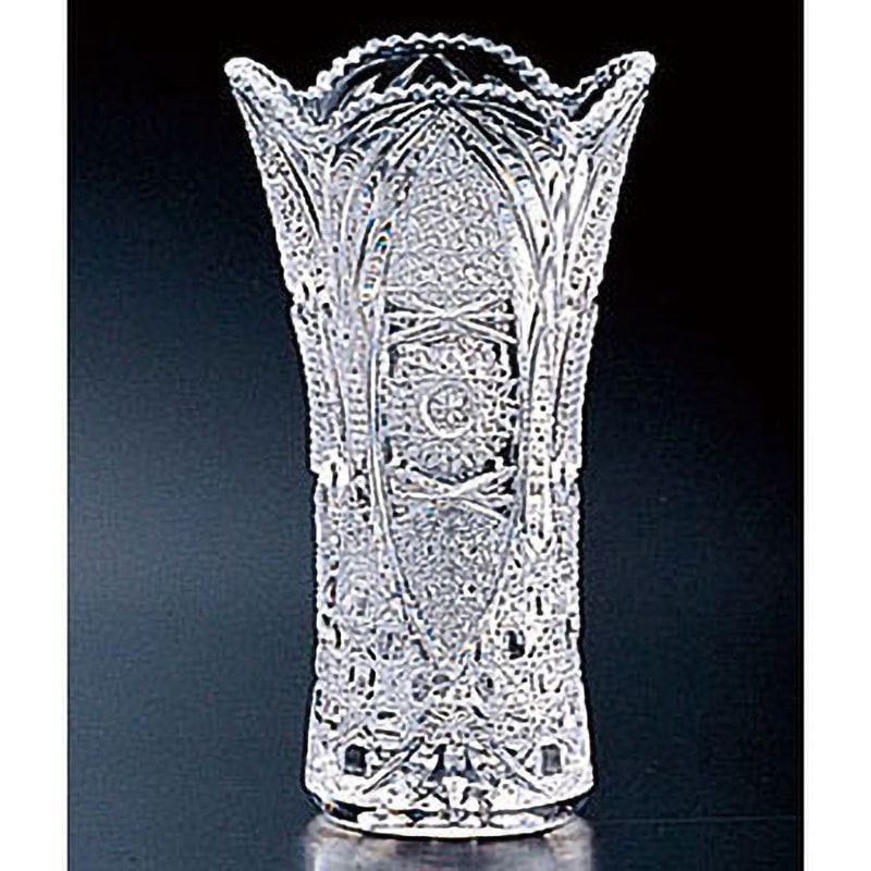 クリスタル花器 アウトゥーレ アデリア(石塚硝子) 花瓶 【通販モノタロウ】