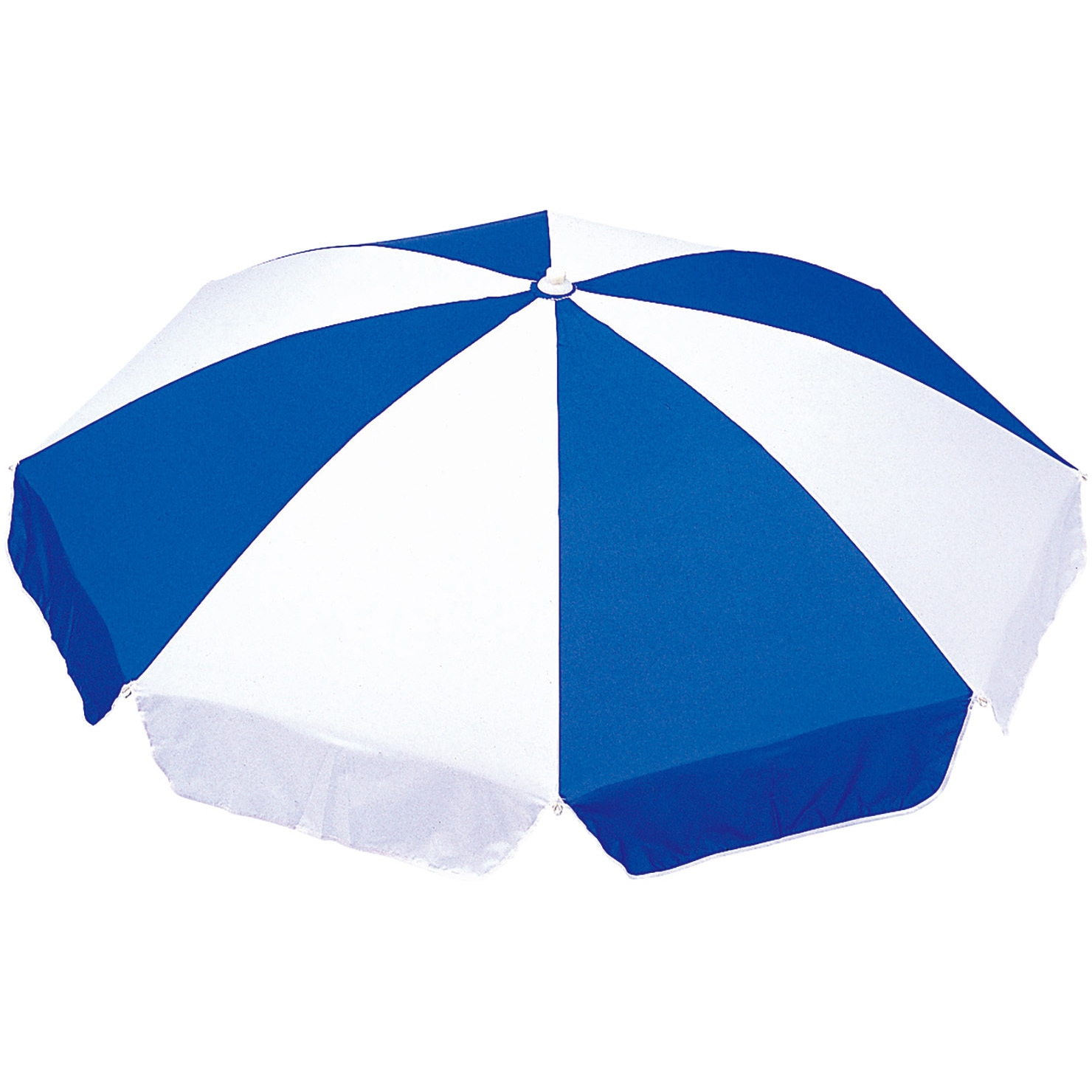 MZ-591-616-7 ガーデンパラソル 616 165cm テラモト 青+白色   MZ-591-616-7