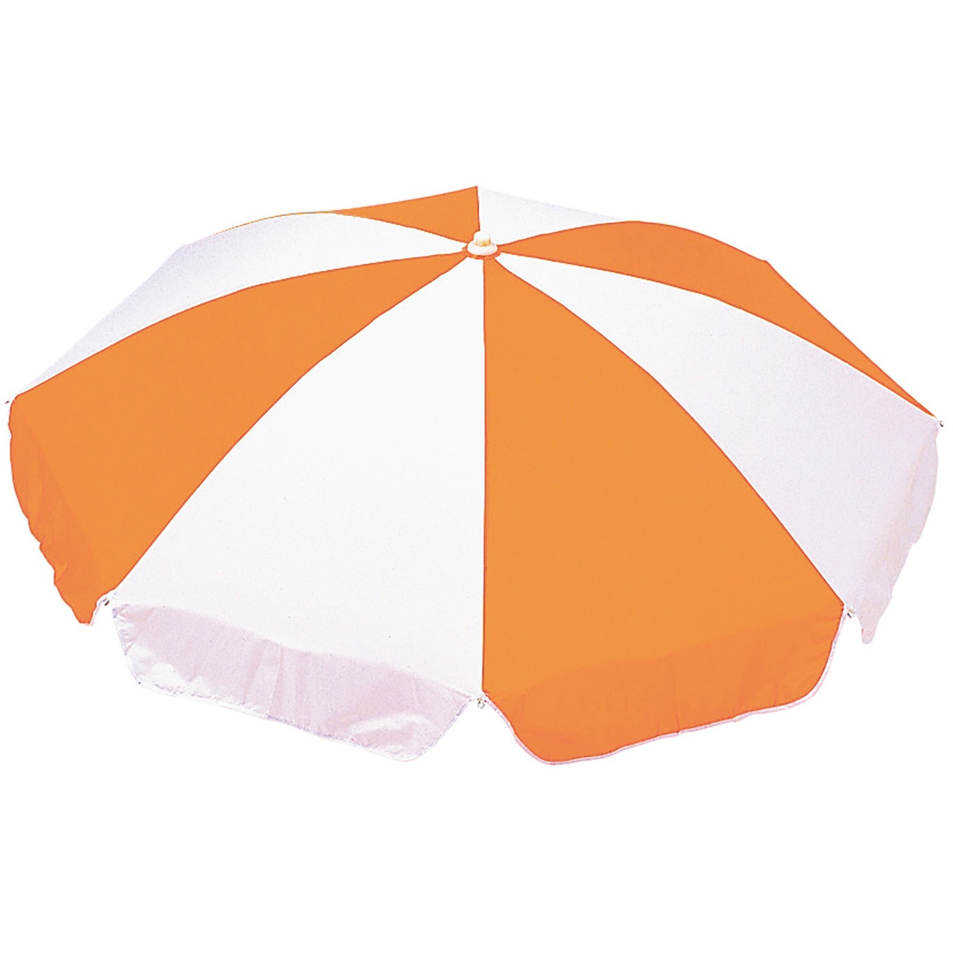 MZ-591-616-8 ガーデンパラソル 616 165cm テラモト オレンジ+白色   MZ-591-616-8 14,985円