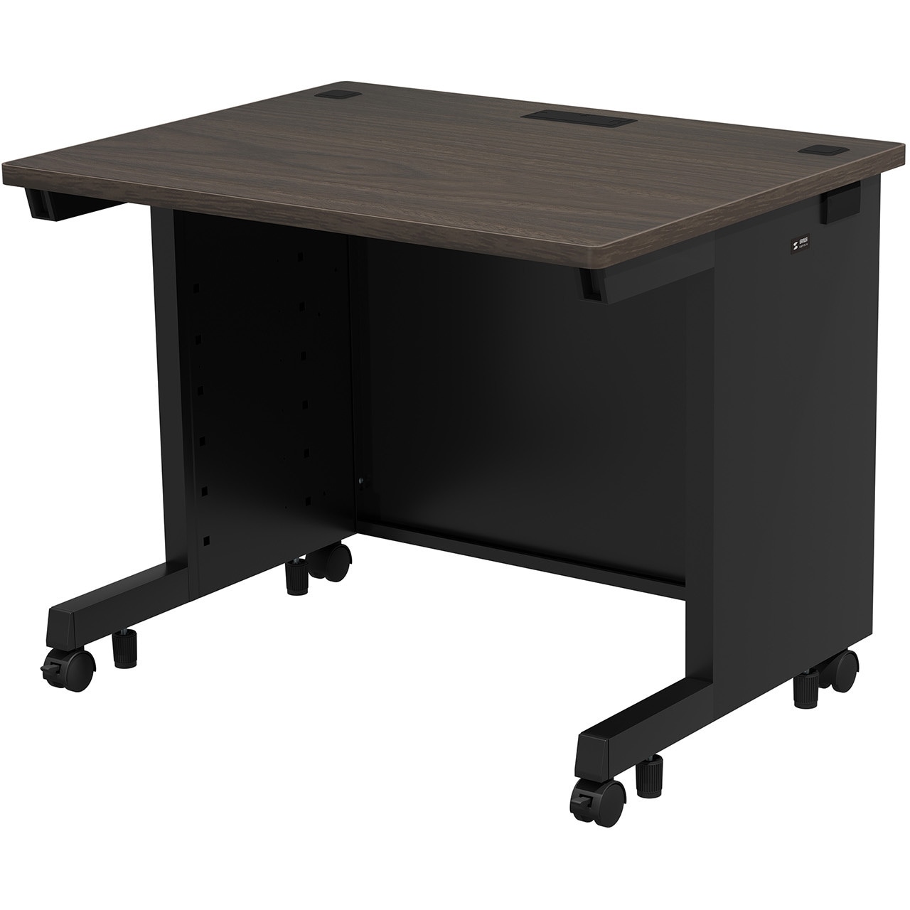 ED-SK9070M デスク_eシリーズ/木目×ブラック サンワサプライ 高さ700mm幅900mm奥行700mm  ED-SK9070M 34,437円