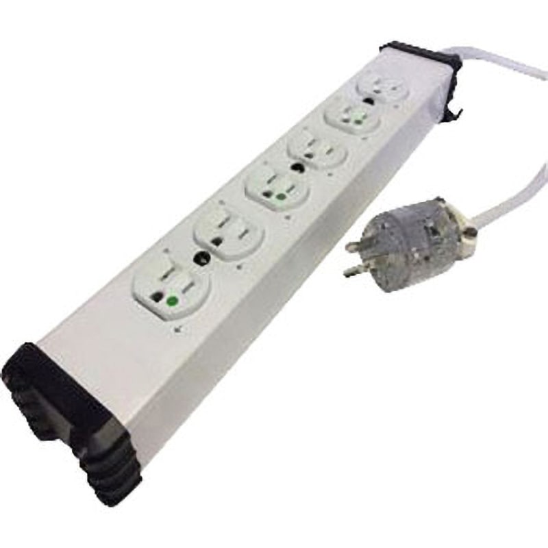 MKI-6WH 医療施設用配線器具/電源タップ6個口 1個 菱電商事 【通販