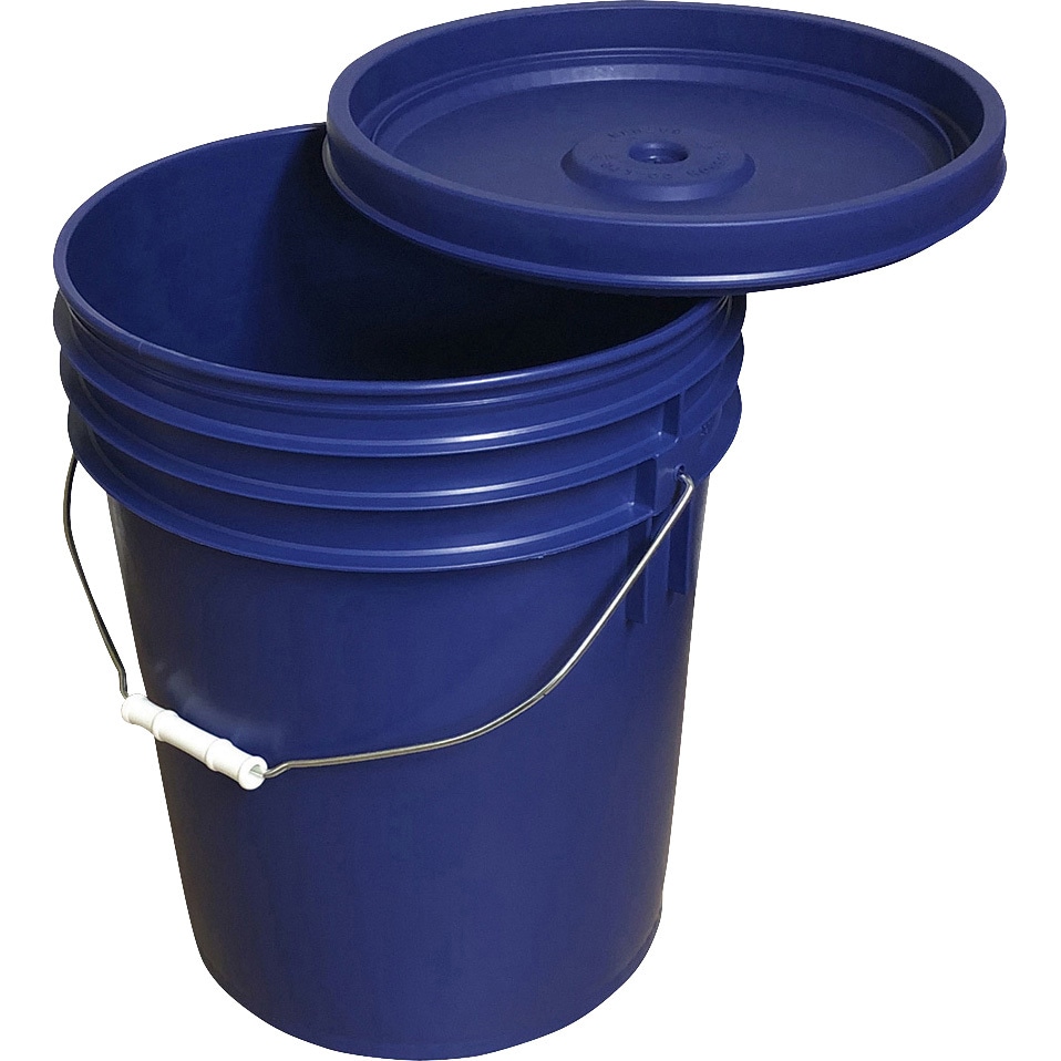 新品未使用品　テフロン容器(蓋付き) トスロン丸型容器(フタ付)20L 1個(20L) トスロン 【通販モノタロウ】