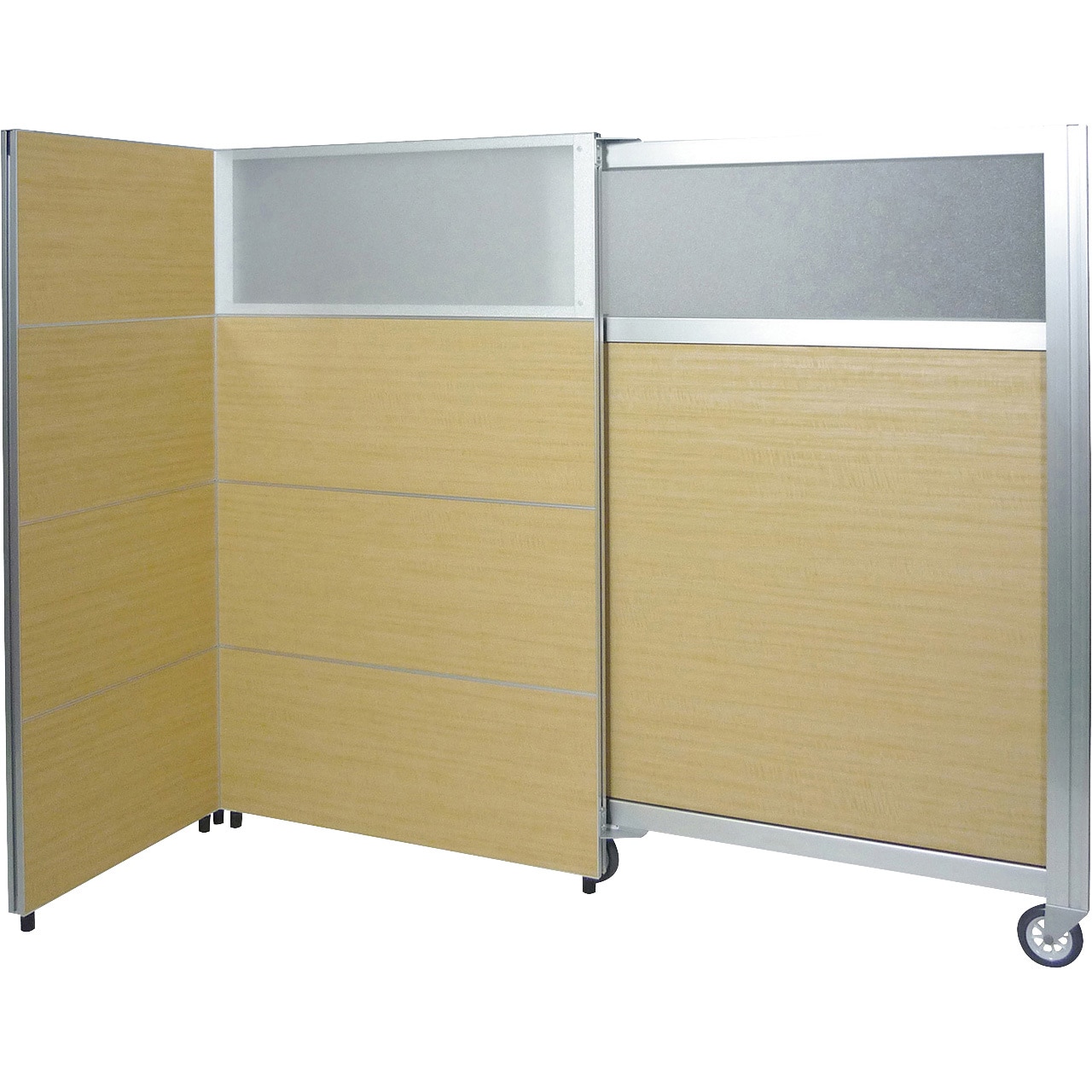 FAP-100NT アルミスライドパーテーション フヨー ナチュラル色   FAP-100NT