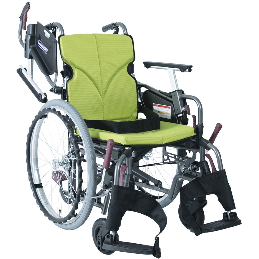 車いす モダン Cスタイル KMD-C22-40-M/SR アルミ製 25-2358-02モダンシリーズCスタイルエコブラック(KMD-C22-40-M/SR)(25-2358-0 カワムラサイクルKMD-C22-40(38・42・45)-M(H⁄SH)⁄SR ｜車いすの格安