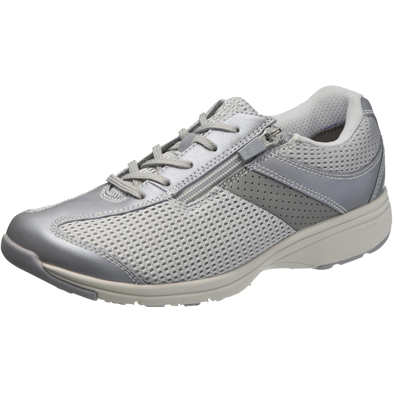 KV77453 アサヒメディカルウォークMS-L アサヒシューズ シルバーメタリック色 サイズ24.5cm 1足 KV77453