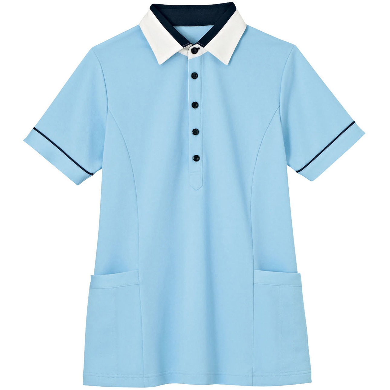 半袖プルオーバー(男女兼用) カーシーカシマ 空色 サイズSS