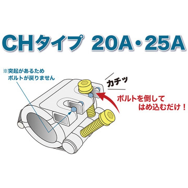 CH-25E アトムズカップリング CHタイプ EPDMゴム アトムズ 呼び径25A 