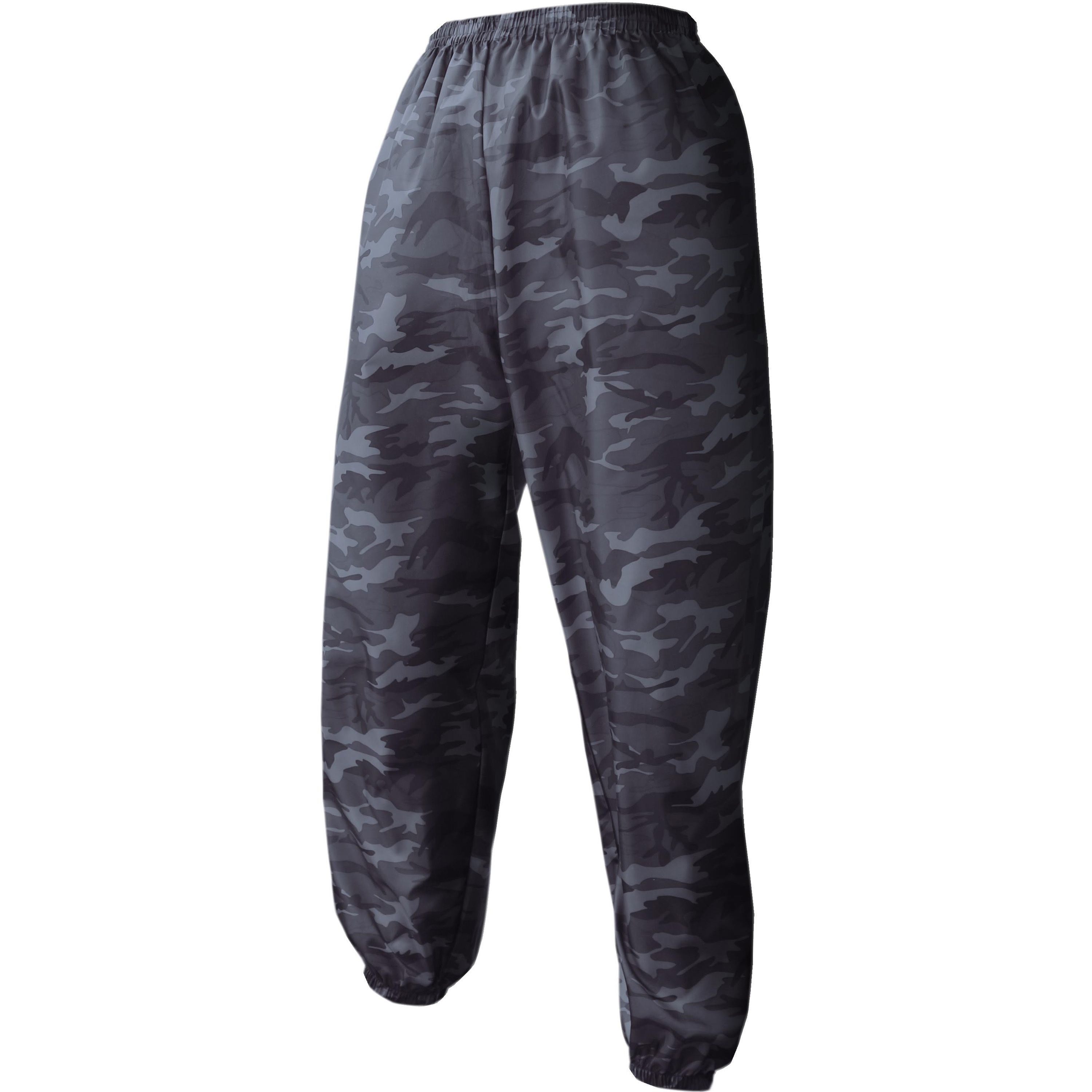 W340-GY-3L 裾ゴム 迷彩ヤッケ上下組 ケイワーク 迷彩グレー色 サイズ