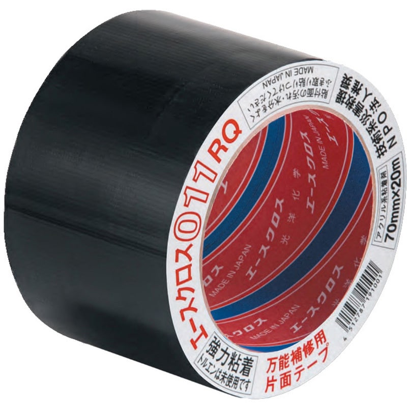 光洋化学 気密防水テープ エースクロス アクリル系強力粘着 片面テープ 011 黒 50mm×20m 30巻セット - 4