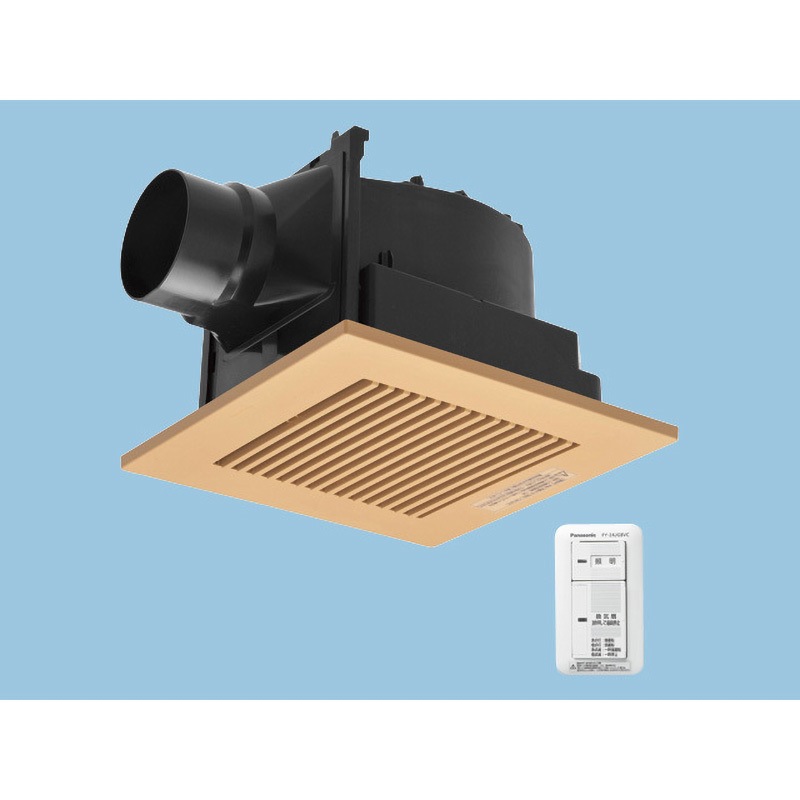 天井埋込形換気扇 ルーバー別売タイプ FY-24J8VC FY-24J8VC/87 天埋換気扇(低騒音形・パッと換気SW付属)ルーバー