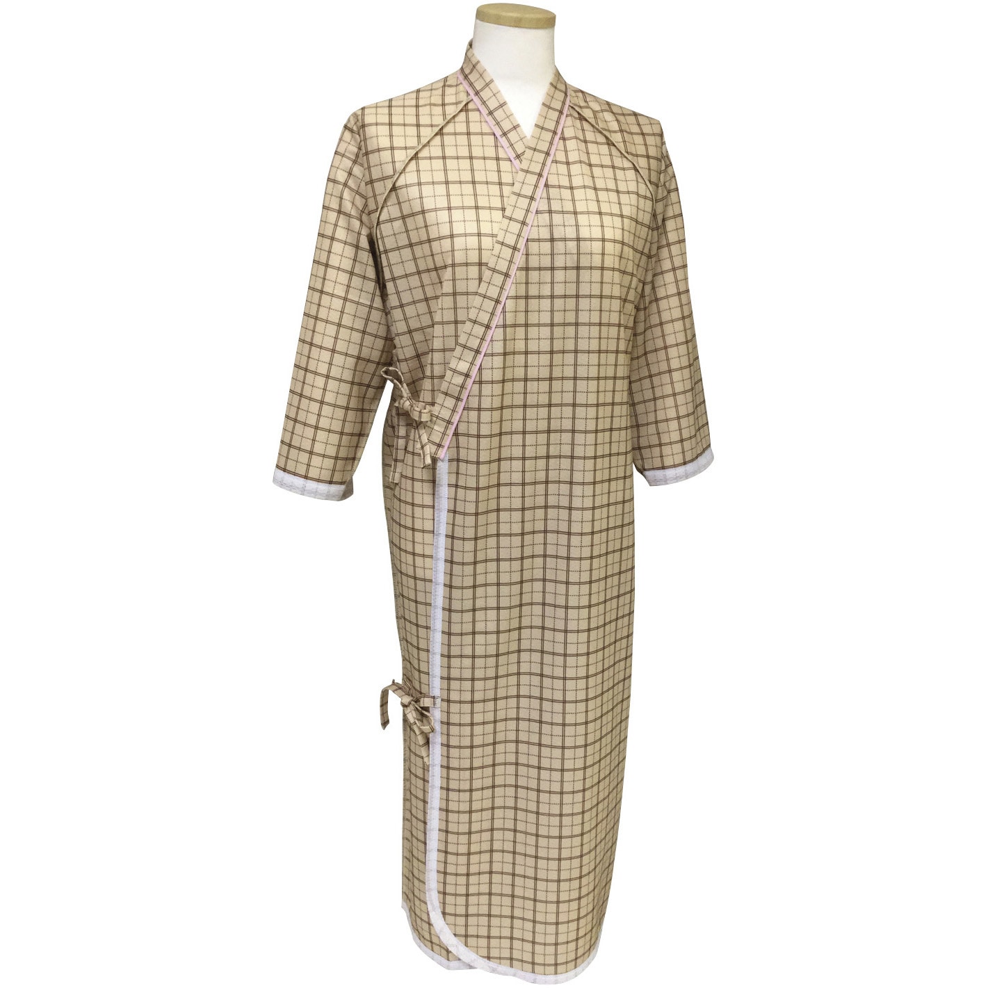 T-550 ケアねまき ダブルメッシュ 日本エンゼル ベージュ色 サイズS  T-550