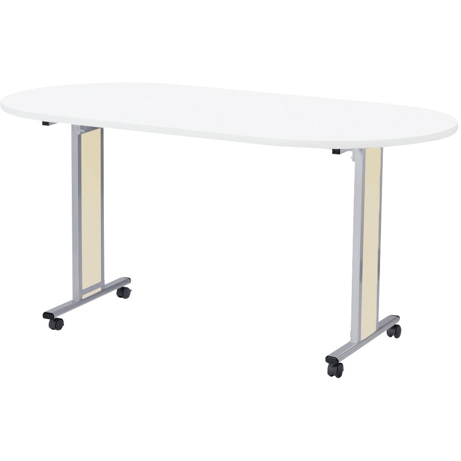 NCTC-1890L ナーステーブル(パステル/キャスター 松吉医科器械 幅1800mm奥行900mm高さ740mm  NCTC-1890L