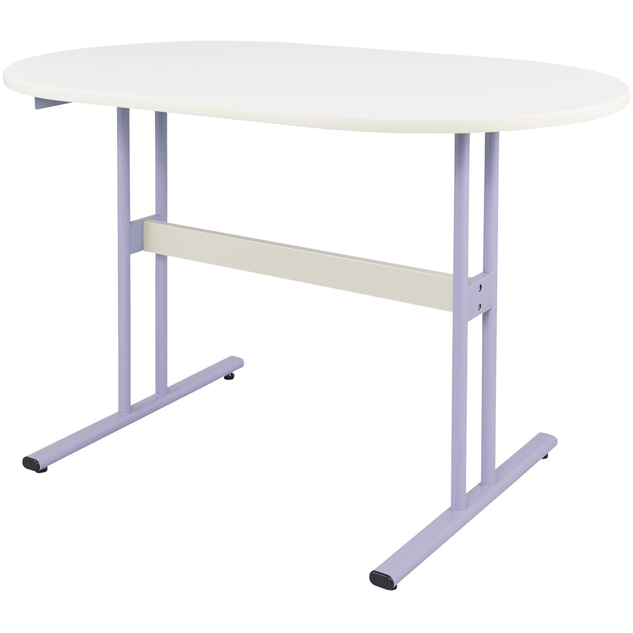 NATC-1590R ナーステーブル(パステル/楕円形) 1台 松吉医科器械 【通販モノタロウ】