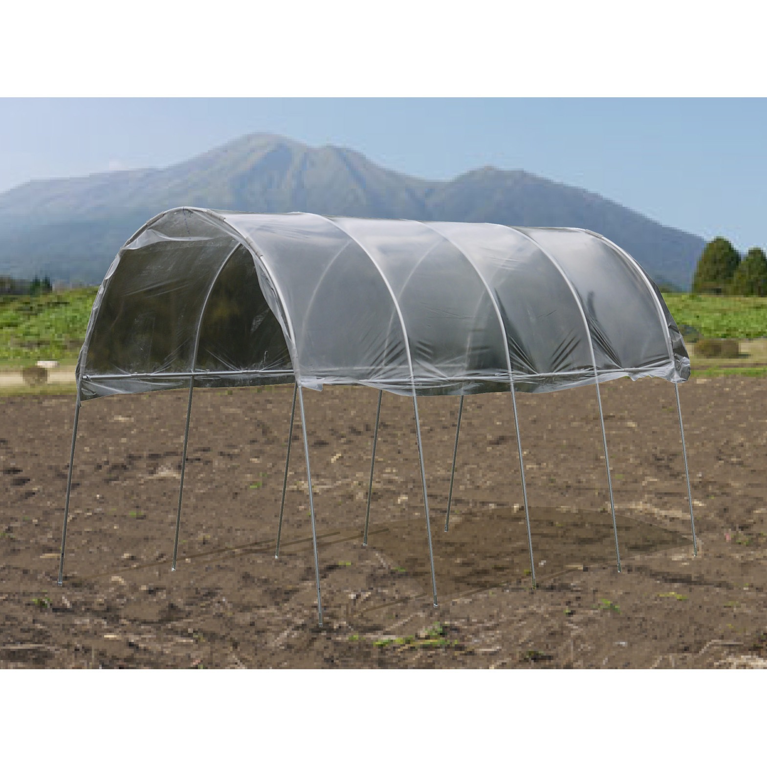 AM2235型 雨よけハウス 南榮工業 パイプ径19mm厚さ(ビニール)0.075mm