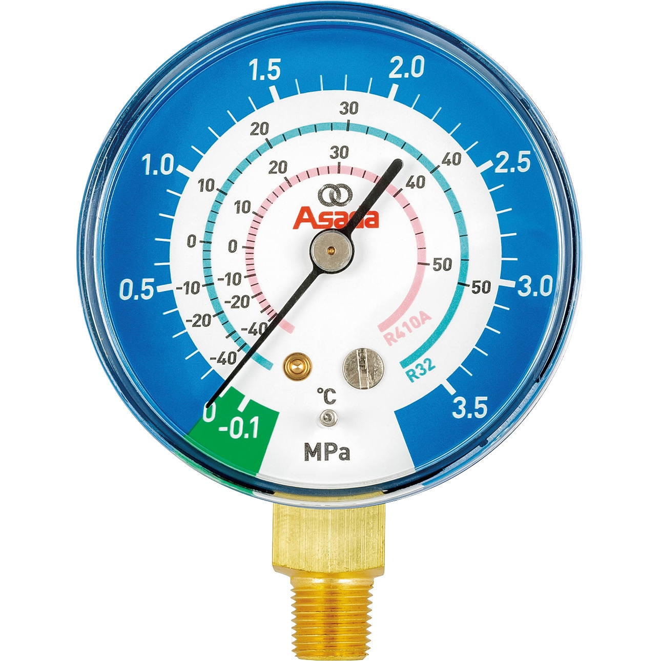 R410A/R32用マニホールドゲージ 連成計 アサダ ゲージマニホールド