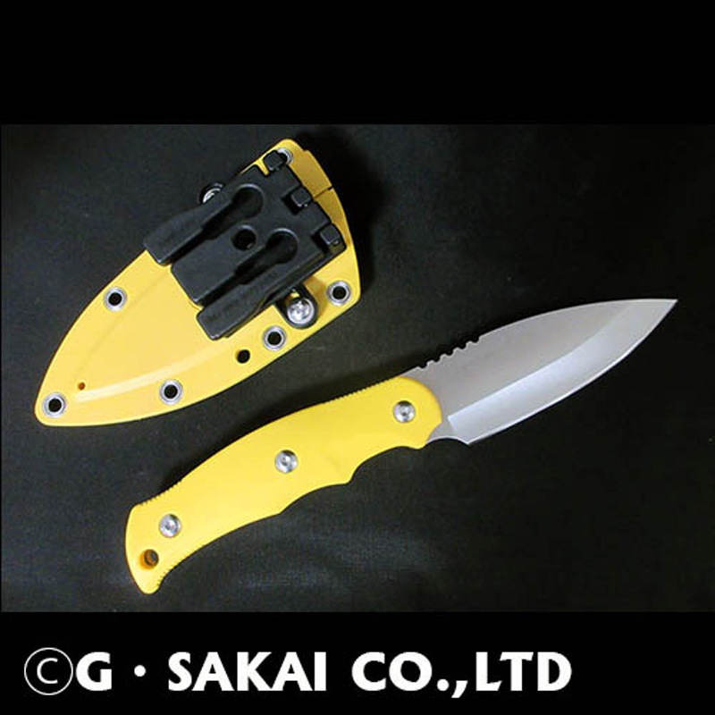 黄 サビナイフ6 仔鯱 右利き用 oxtos イエロー色