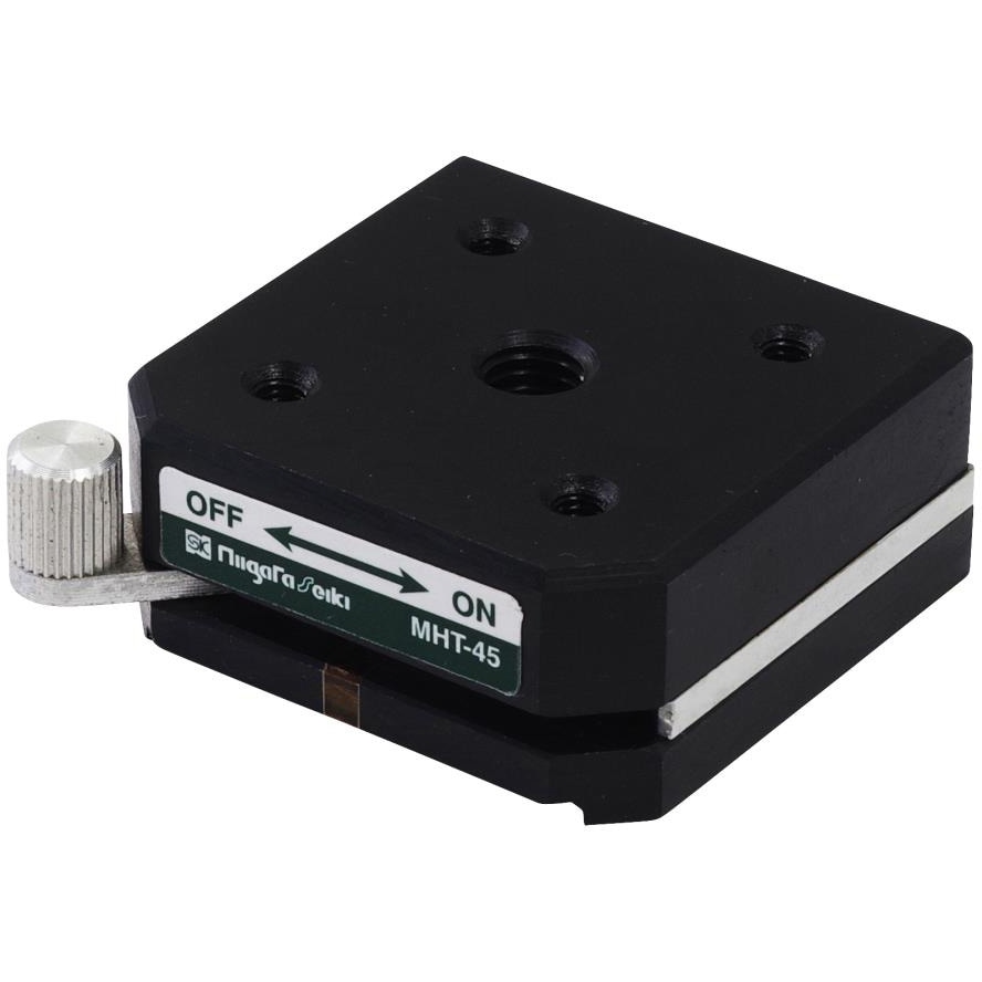 MHT-45 薄型マグネットホルダ台 SK(新潟精機) 吸着力65N   MHT-45