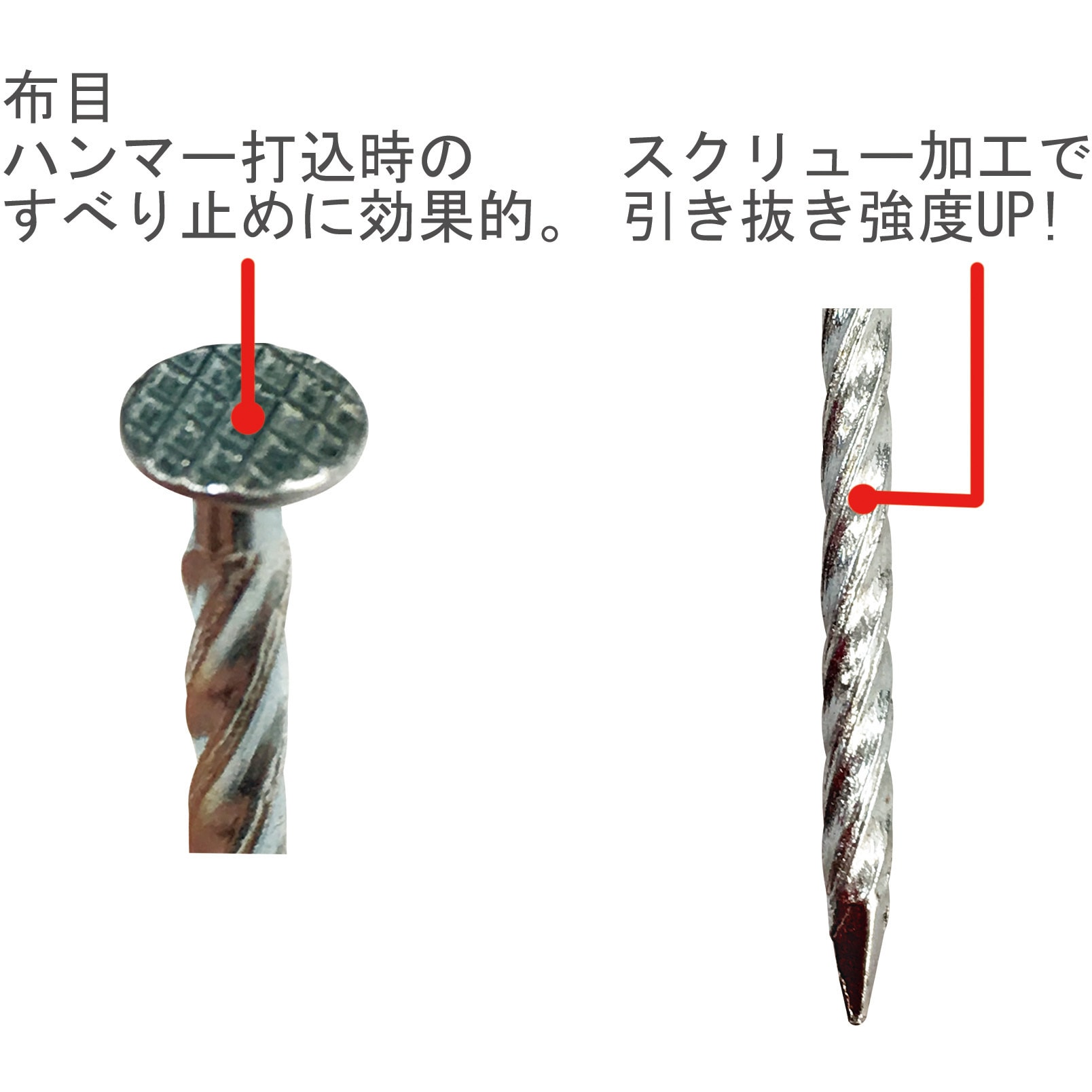 10175246 SP ユニクロスクリュー釘 ダイドーハント(大同製鋲所