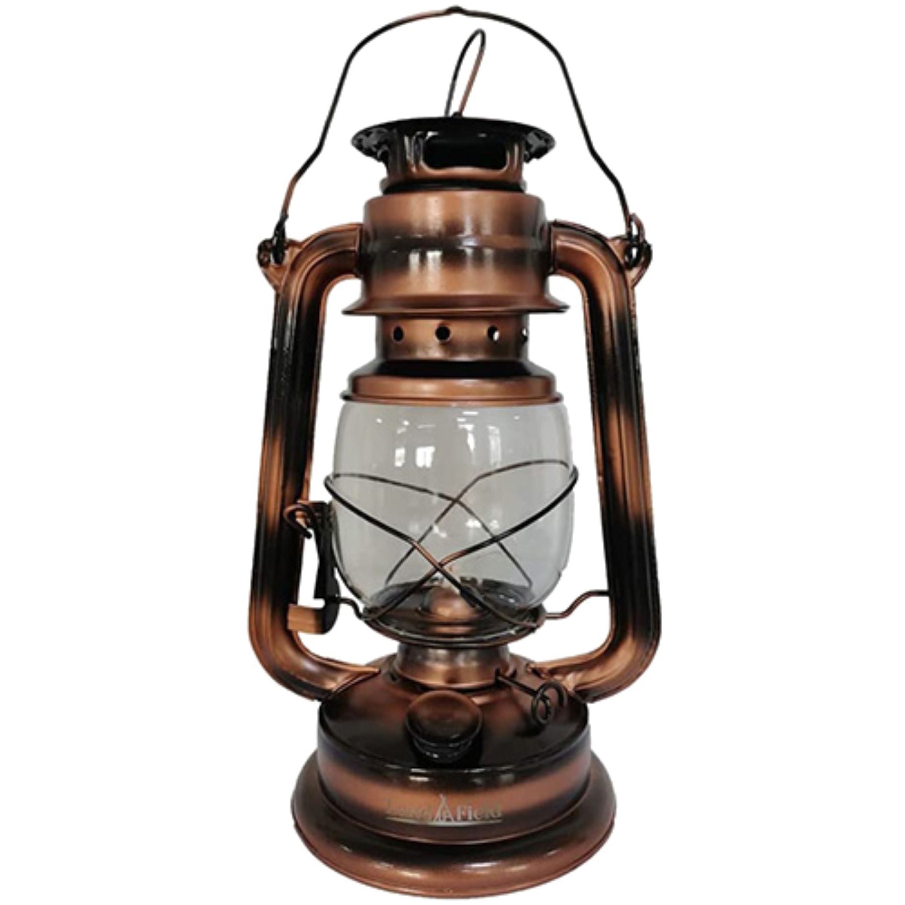 LF-OL020-BZ オイルランタン ハンドル付 明るさ調節可 アンティーク調 1個 LandField 【通販モノタロウ】