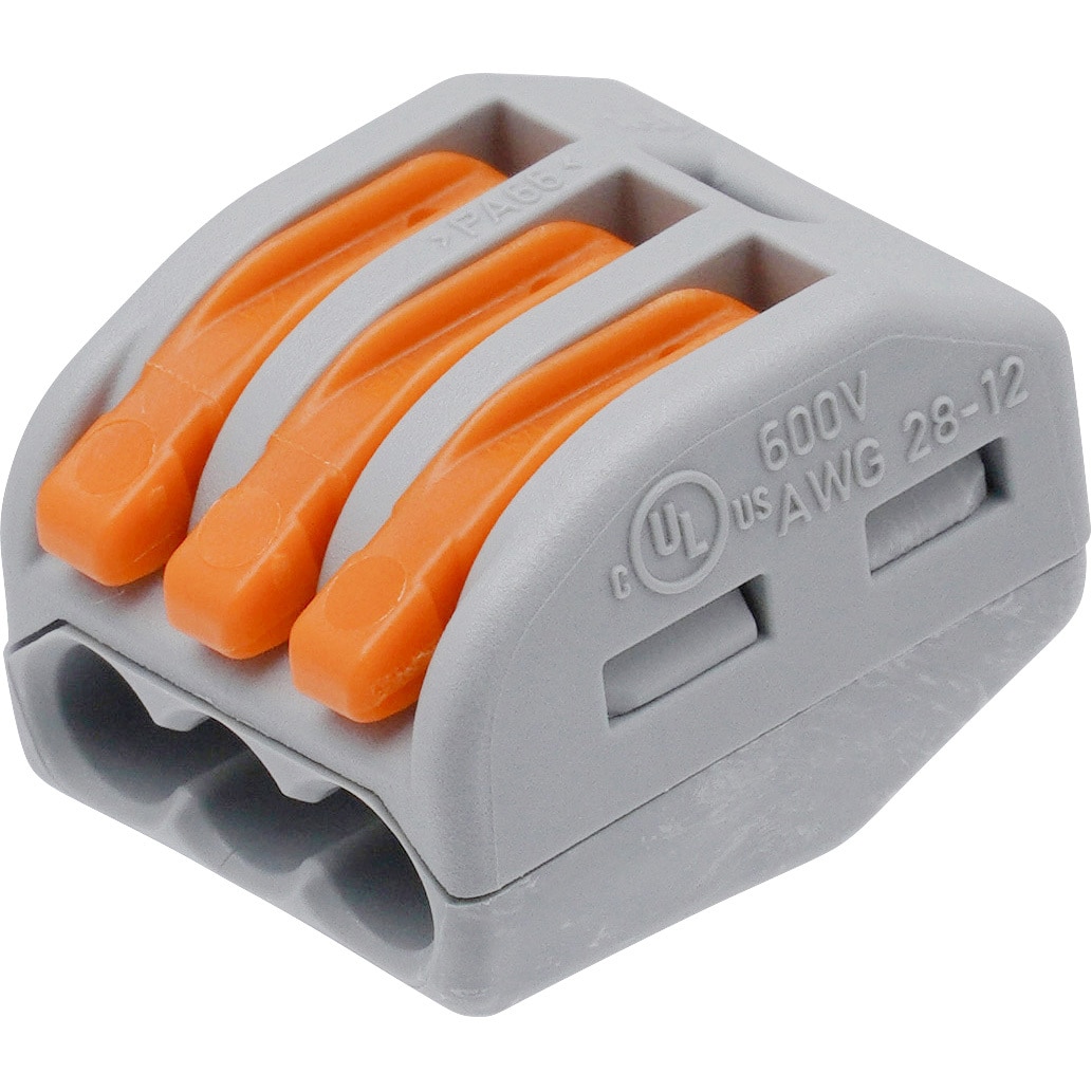 WF-3BP ワンタッチコネクター ワゴジャパン 本体/グレー レバー WF-3BP ワンタッチコネクター ワゴジャパン 本体/グレー レバー