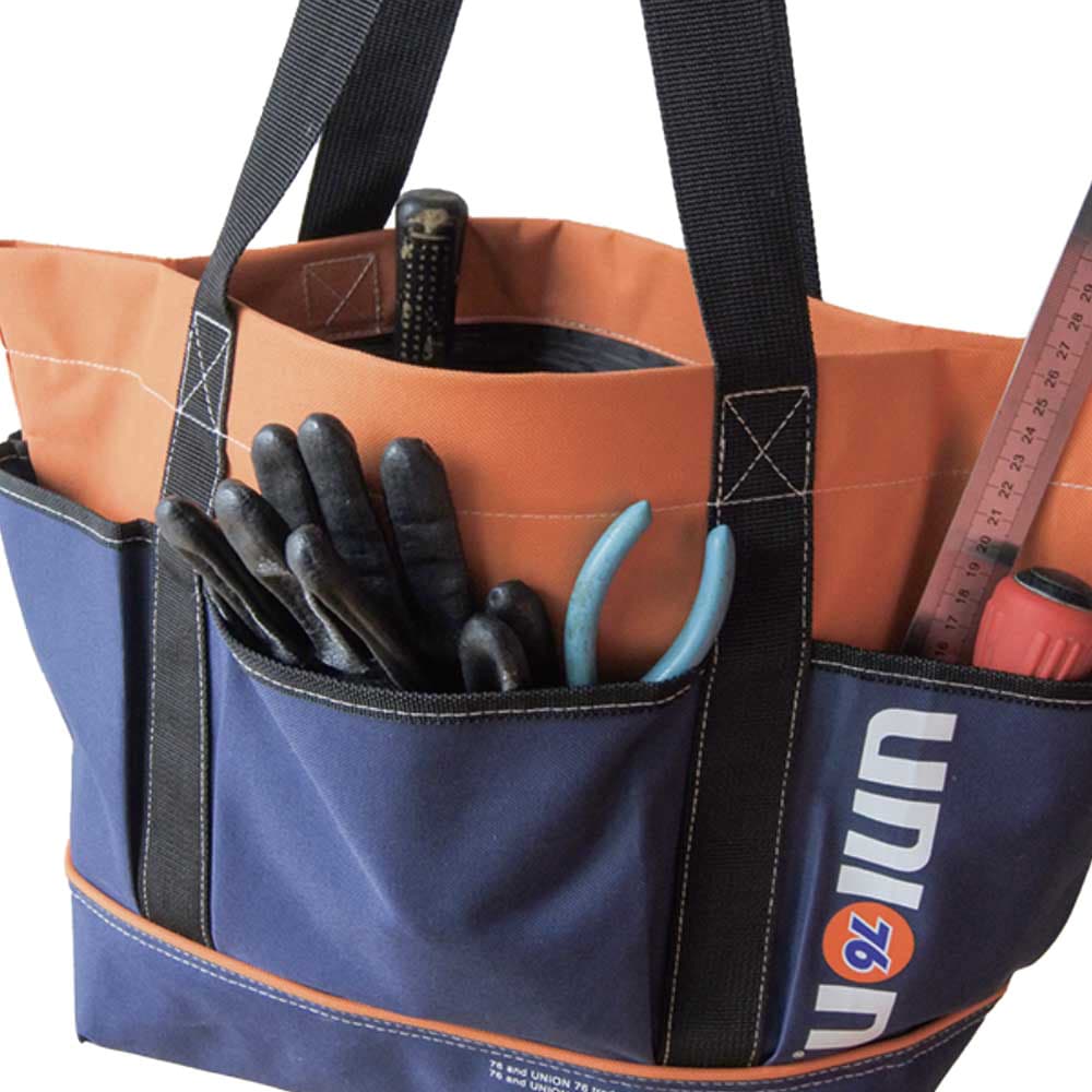 76-680 ツールバッグ 76(ナナロク) 容量22L ネイビー×オレンジ色 1個