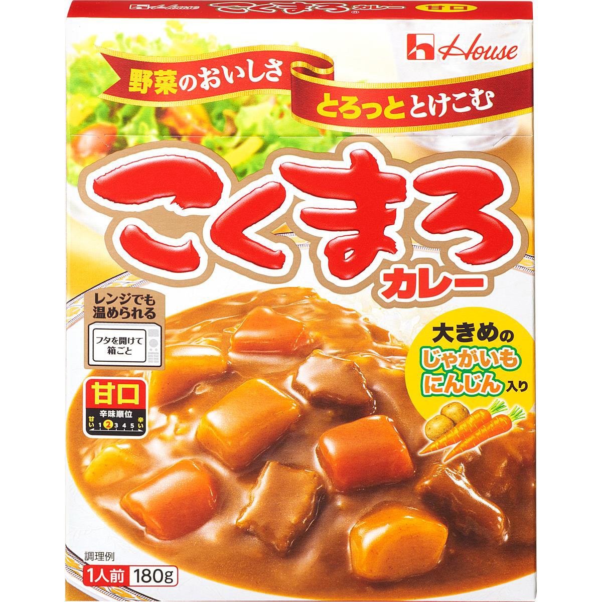 レトルトこくまろカレー　【通販サイトMonotaRO】　1箱(180g×10袋)　ハウス食品