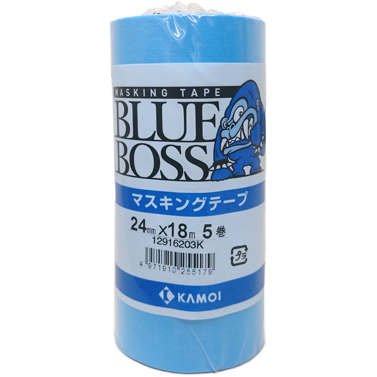 18mm×18m BLUE BOSS 1パック(7巻) カモ井加工紙 【通販サイトMonotaRO】