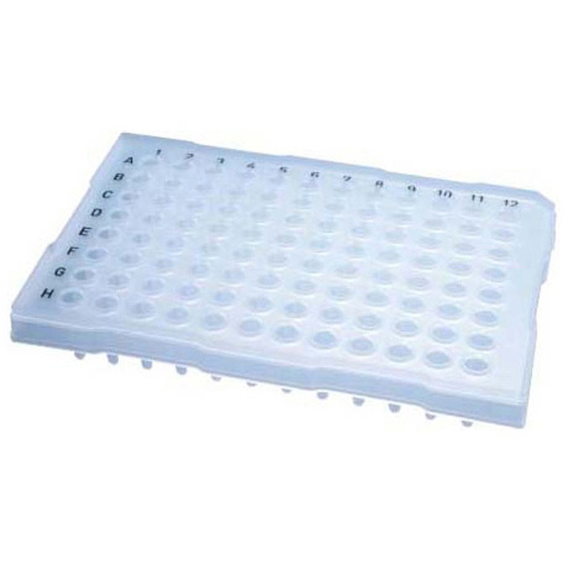 BMPCR-96-AB リアルタイムPCRプレート 96well エレベートスカート 0.2ml ナチュラル BMPCR-96-ABシリーズ 1セット(5個×10枚) ビーエム機器 【通販モノタロウ】