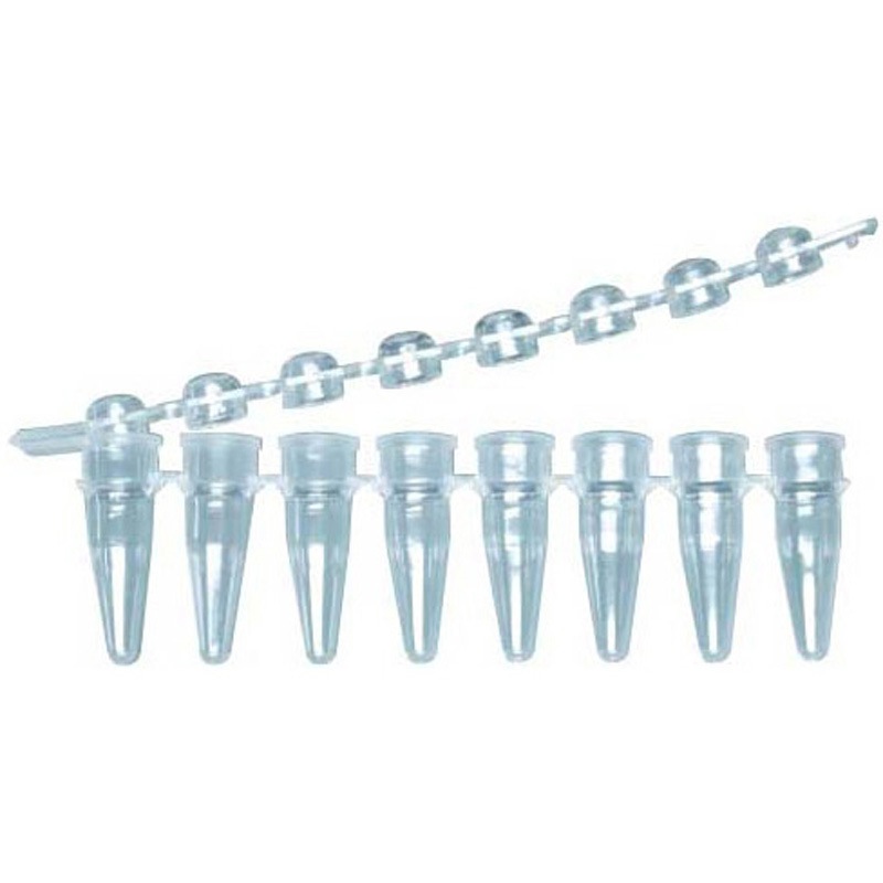 PCR-8A PCR 8連チューブ&8連ドームキャップ 0.2ml ナチュラル PCR-8Aシリーズ 1セット(4個×1000本) ビーエム機器 【通販モノタロウ】 56,388円