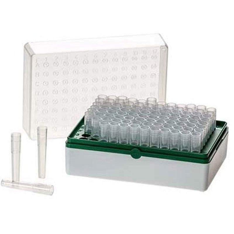 T100-1G BIOTUBE(TM)ラック シングルチューブ付 グリーン T100-1Gシリーズ 1セット(4個×10本) Simport 【通販モノタロウ】