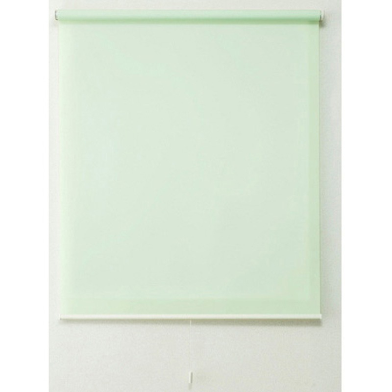 ロールスクリーン 無地 グリーン 幅60cm フルネス パネル式