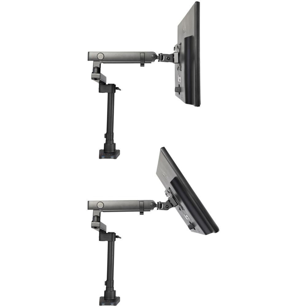 StarTech.com 液晶モニターアーム ポールマウント型 クランプ