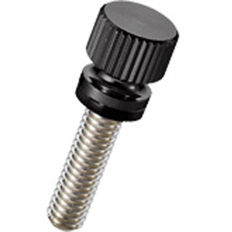 NB-608ZCB-R ローレットツマミ Cタイプ/ミクロブラック/NBR 廣杉計器 ねじ径M6 1袋(50個) NB-608ZCB-R 14,045円