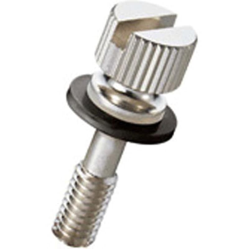 NB-535QE-NB ローレットツマミ Eタイプ/ニッケル/黒ナイロン 廣杉計器 ねじ径M5 1袋(50個) NB-535QE-NB