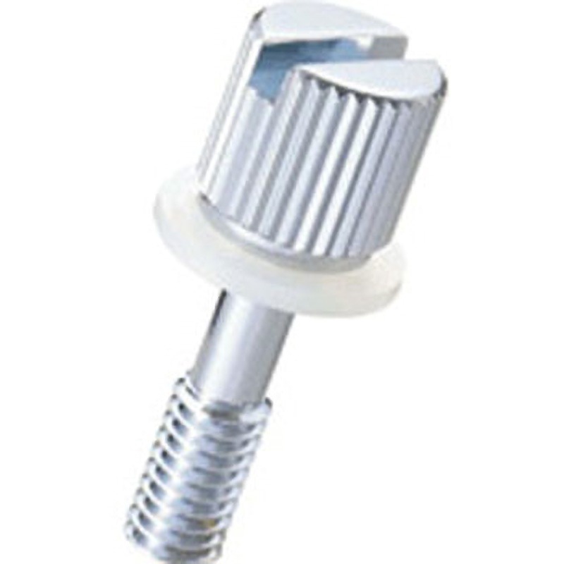 NB-310MFC-NQ ローレットツマミ Fタイプ/クロム/衝撃吸収ナイロン 廣杉計器 ねじ径M3 1袋(50個) NB-310MFC-NQ