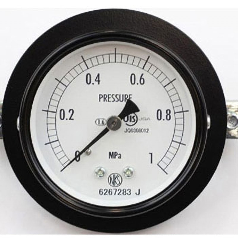 AA15-171 普通形圧力計(Φ60)埋込形D枠(取付金具) AA15-171シリーズ 1個 長野計器 【通販モノタロウ】