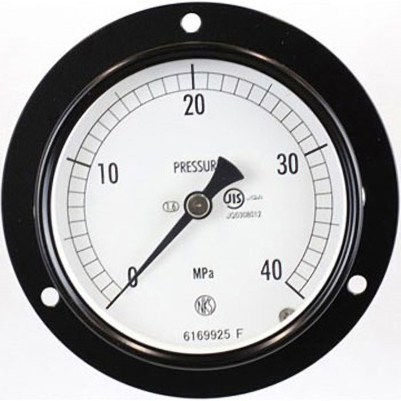 AC15-223 普通形圧力計(Φ75)埋込形D枠(取付穴) AC15-223シリーズ 1個 長野計器 【通販モノタロウ】