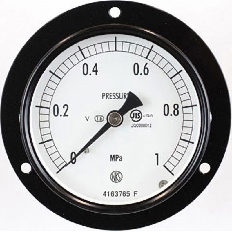 AC15-231 普通形圧力計(Φ75)埋込形D枠(取付穴)耐振用 AC15-231シリーズ 1個 長野計器 【通販モノタロウ】 8,270円
