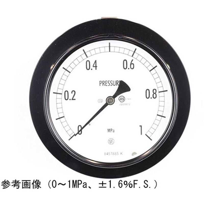 AE15-143 普通形圧力計(Φ100)埋込形D枠(取付金具) AE15-143シリーズ 1個 長野計器 【通販モノタロウ】