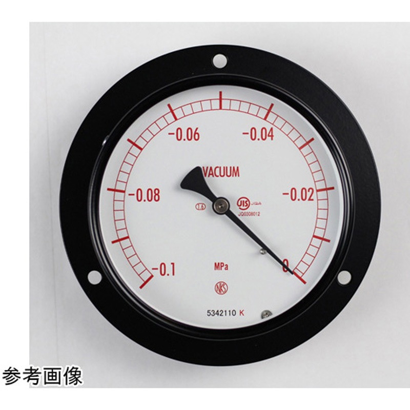 AE15-231 普通形圧力計(Φ100)埋込形D枠(取付穴) AE15-231シリーズ 1個 長野計器 【通販モノタロウ】
